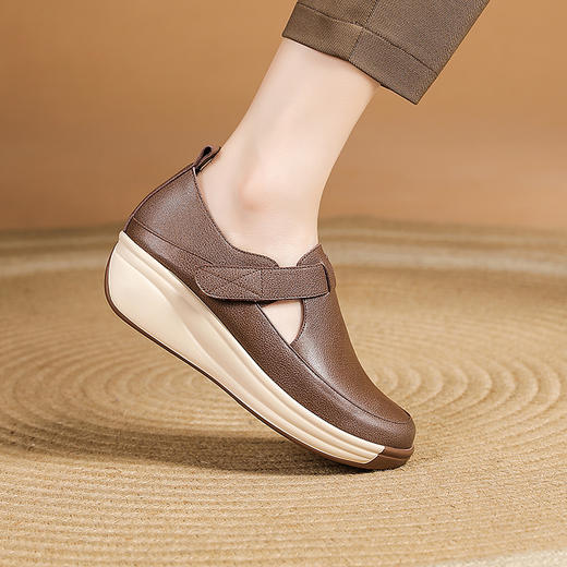 时尚气质，遥遥底坡跟单鞋XYM-k786 商品图8