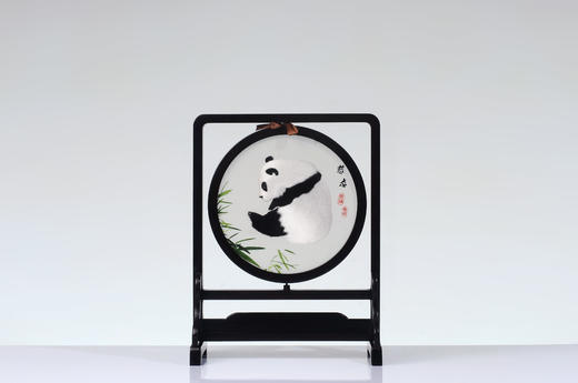 蜀锦双面绣-憨态大熊猫 商品图1