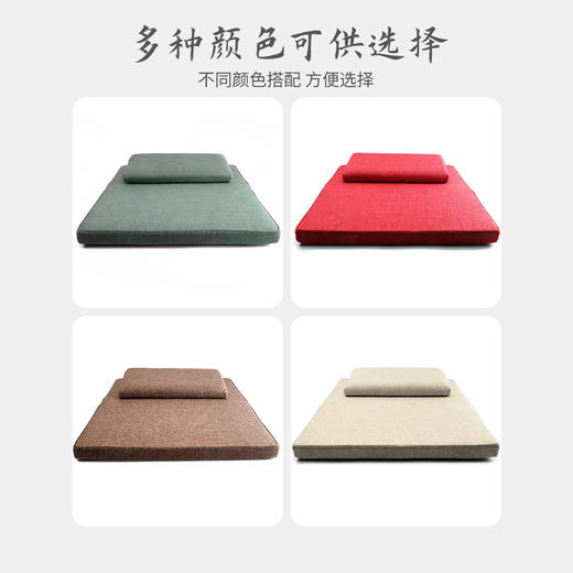 打坐垫 新款纯色粗麻高弹椰丝禅修垫麻纤维静坐垫家用拜忏蒲团 商品图4