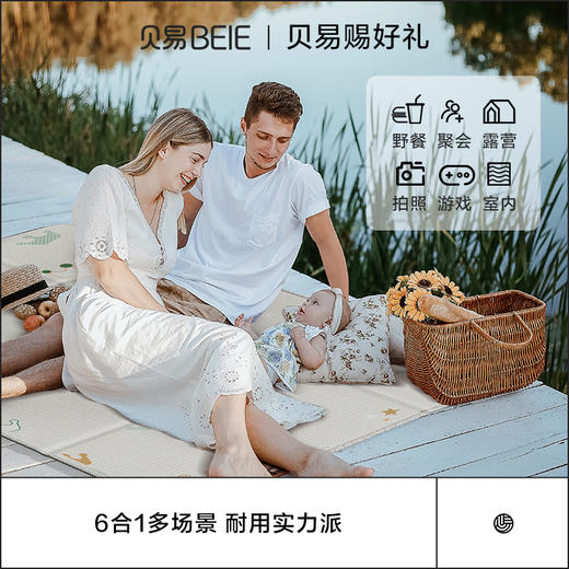 【社群瑕疵秒杀】贝易彩虹野餐垫加厚防潮户外野炊野营帐篷垫春游坐垫便携防水垫子（存在划痕 压痕 脏污 完美主义慎拍，瑕疵商品不退不换）（仓库发不了的会退款处理，如有收到退款就是发不了，介意勿拍） 商品图2