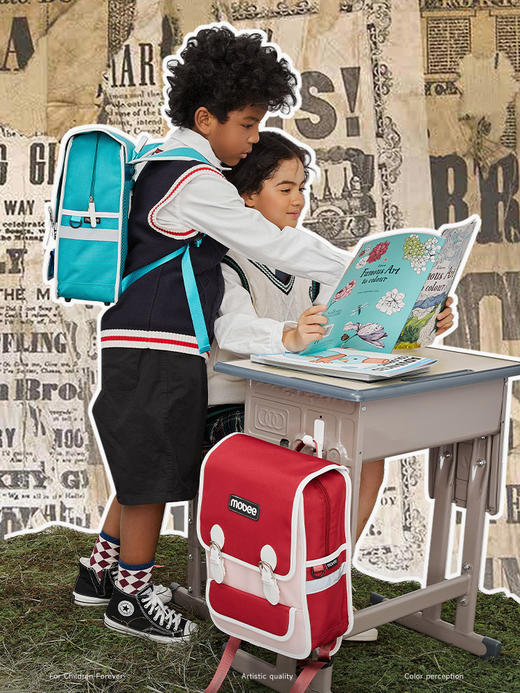 【1-3年级】mobee剑桥书包护脊包 XHR 商品图6