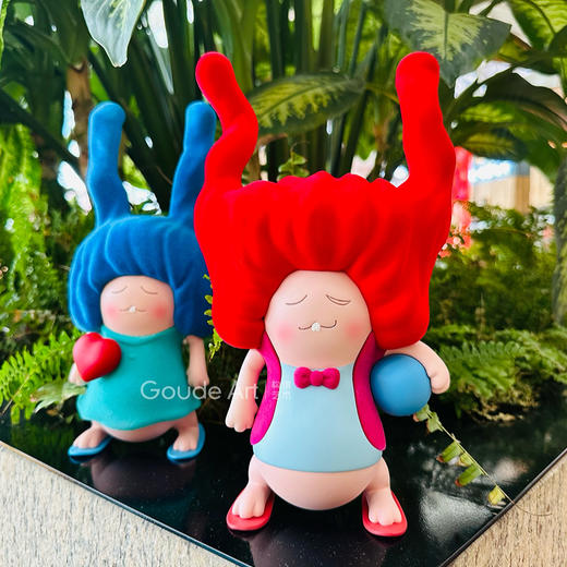 刘国义《精灵家族-水星兔火星兔》对 商品图4