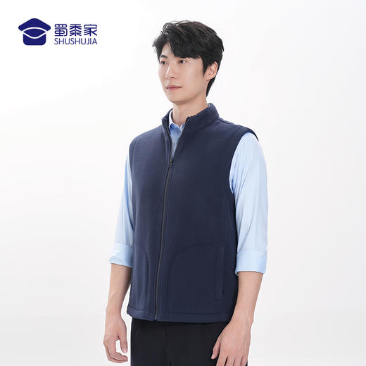 【摇粒绒聚暖马甲】防风立领马甲背心 保暖御寒无袖外套 商品图10