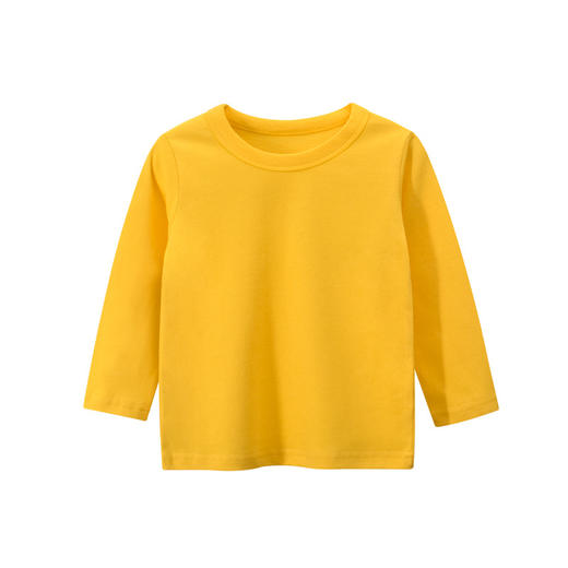 27kids品牌童装秋季2022 男童长袖T恤纯色广告衫儿童衣服一件代货 商品图6