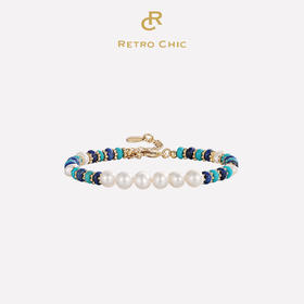 Retro Chic 意大利复古创意饰品 希腊浪花手链