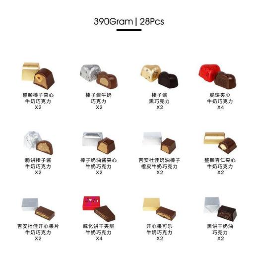 PATCHI芭驰 真爱至上巧克力制品礼盒 390g 商品图5