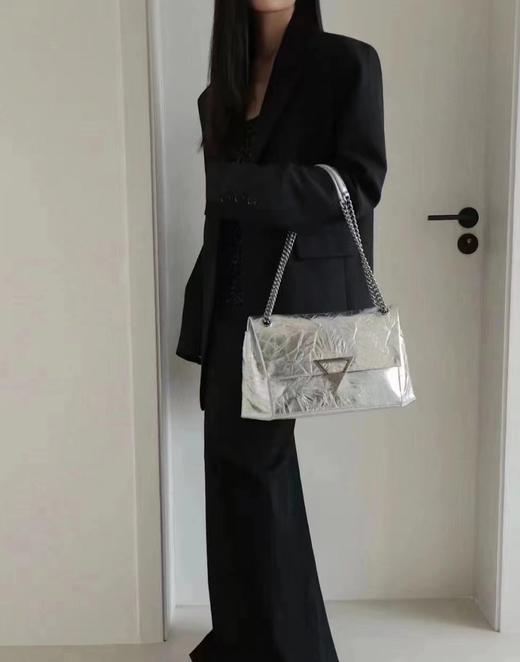 【2F】DISSONA迪桑娜女包GEO符号2023新款链条包单肩包通勤手提包腋下包 商品图5