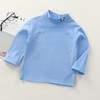 【贴心呵护！德绒高领打底衫】儿童单上衣德绒弹力保暖衣男童女童宝宝长袖高领打底衫秋冬，高领设计，柔软轻盈，亲肤透气，穿着舒适。 商品缩略图5