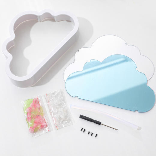 【云朵郁金香❗️DIY手工镜子】云朵郁金香小夜灯花海氛围灯桌面摆件七夕情人节礼物三八妇女节新年礼盒年货礼盒 商品图3