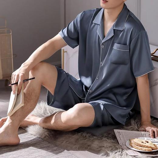 裁缝学苑MX25 男士夏季睡衣纸样丝绸冰丝短袖短裤家居服套装版型 商品图1