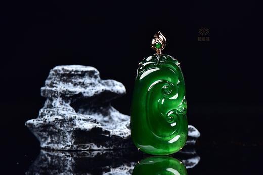 【万事如意】翡翠如意挂坠中    GZ12307035W 商品图2