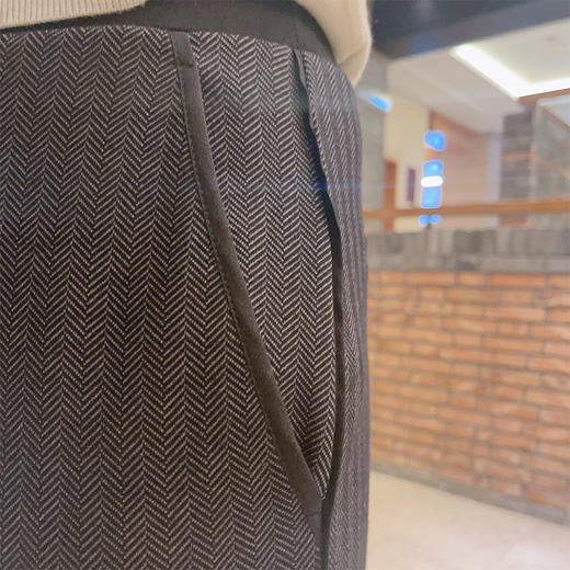 圣三利女装针织休闲九分宽腿裤SL1936450 商品图3