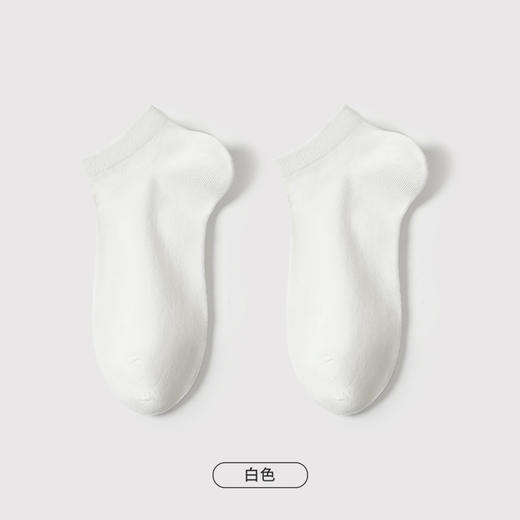 都市丽人简约系列精梳棉袜子船袜中厚款女士常规袜新年本命年红品LC3CC2 商品图3