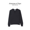 Johnstons of Elgin男士纯羊绒经典V领套头衫 商品缩略图4