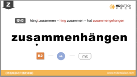 zusammenhängen