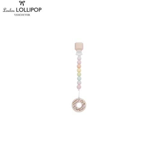Louloulollipop硅胶牙胶组合-配链子粉色甜甜圈 商品图0