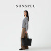 SUNSPEL女士秋冬全棉船领条纹长袖T恤Heavyweight 商品缩略图4