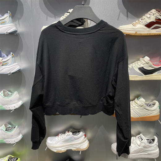 【S/L/XL断码】李宁2023秋新品女子健身系列运动休闲宽松套头无帽卫衣AWDT480【库存有限，如无货将做退款，介意慎拍】 商品图4
