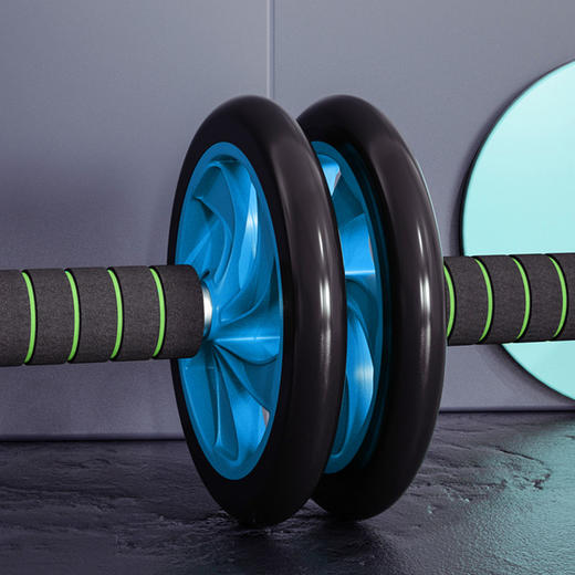 凯速静音型双轮健腹器腹肌轮健腹轮滚轮（带跪垫）PR41 商品图3