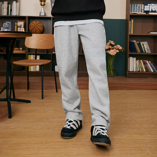 有志者UZIS宽松直筒针织运动长裤男休闲篮球健身跑步训练卫裤舒意 商品图3