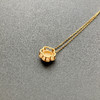 冰种阳绿翡翠小花项链18k黄金镶嵌 商品缩略图5