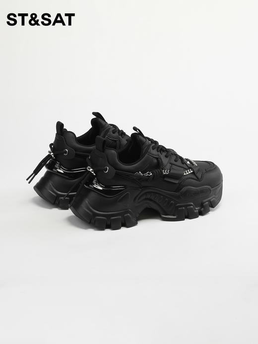 星期六潮酷厚底小白鞋高跟老爹鞋SS33112136 商品图7