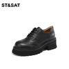 星期六复古高跟厚底牛津鞋SS33112133 商品缩略图1