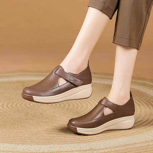 时尚气质，遥遥底坡跟单鞋XYM-k786 商品图6