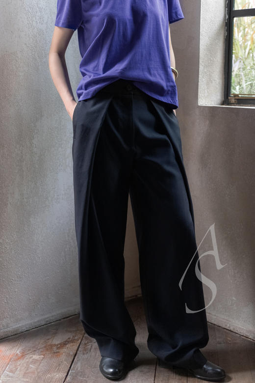 Studio Nicholson  岩灰色/藏蓝色/白色/克莱因蓝/栗红色MARINE短袖T恤 商品图1