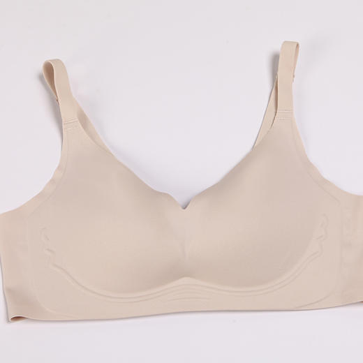 都市丽人Vbra泳布零感无磁内衣薄款3/4杯无钢圈三排扣LB3AA8 商品图3