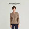 Johnstons of Elgin男士纯羊绒经典V领套头衫 商品缩略图2
