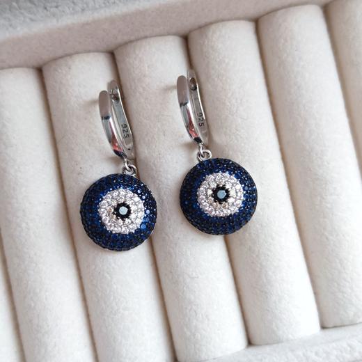 蓝眼睛耳环EE170621063 商品图2
