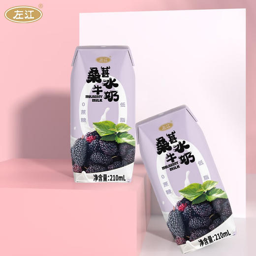 左江桑葚水牛奶210ml*10盒/箱 商品图3