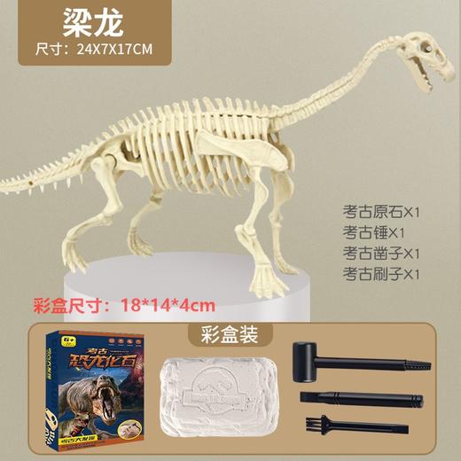 考古玩具恐龙挖掘化石骨架挖宝考古手工diy石膏玩具儿童兴趣培养 商品图13
