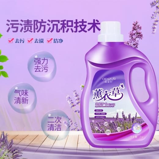 真姿彩薰衣草柔顺护色洗衣液2kg 商品图2