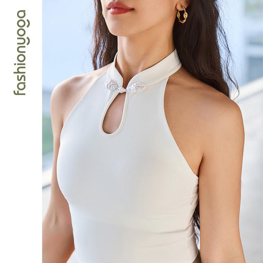 凡圣瑜伽新中式国风瑜伽背心 FC12252 商品图5