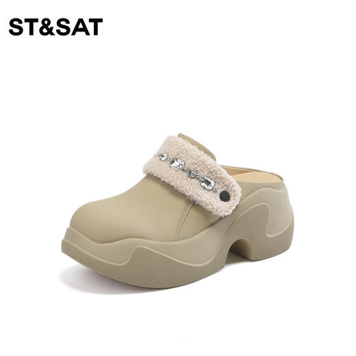 星期六高跟半拖鞋穆勒鞋SS33114107 商品图1