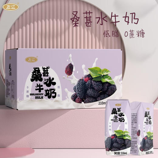 左江桑葚水牛奶210ml*10盒/箱 商品图4