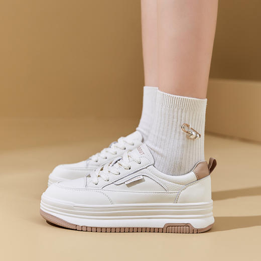 厚底时尚增高，拼色秀气休闲板鞋YQ-2260 商品图10