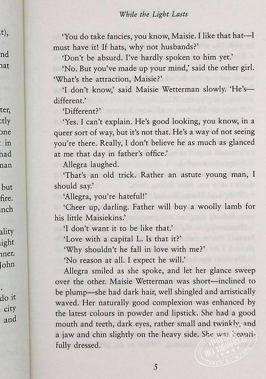 预售 【中商原版】阿加莎系列 灯火阑珊 9篇短篇 英文原版 While the Light Lasts Agatha Christie 商品图5