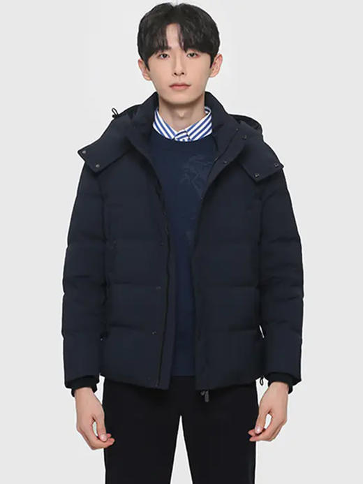 callisto藏青全聚酯纤维羽绒服 FRFED068C 商品图0