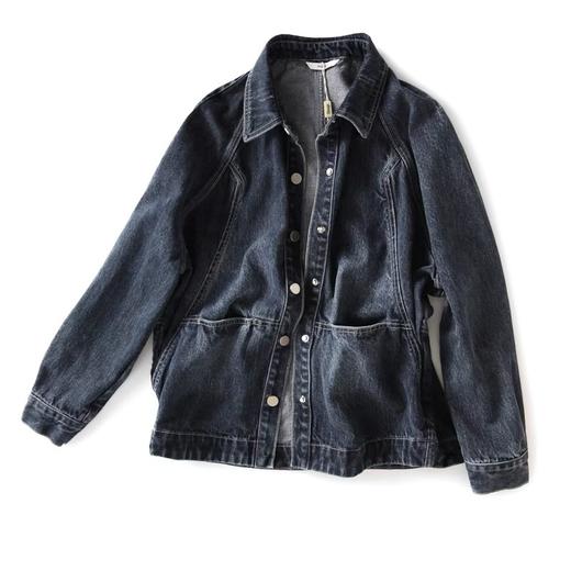 百媚生 宽松廓形显瘦牛仔外套上衣S2085 商品图4