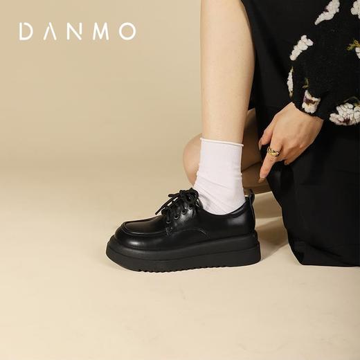 DANMO旦茉复古小皮鞋 可甜可酷 厚底增高5cm 橡胶防滑大底 商品图3