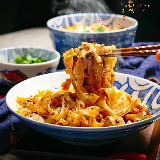 陕西特产油泼面手工裤带面手宽扯面蘸水面5袋 商品图2