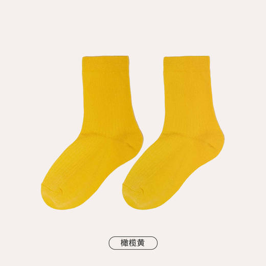 都市丽人眯雅佳休闲系列精梳棉中筒袜中厚款儿童常规袜童袜袜子JC3DA1 商品图8