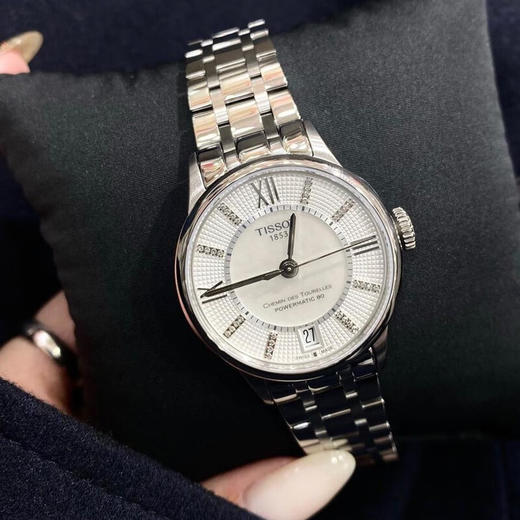 【时计廊】天梭（TISSOT）瑞士手表女刘亦菲同款杜鲁尔系列自动机械女表女士腕表七夕送礼 T099.207.11.116.00 商品图2