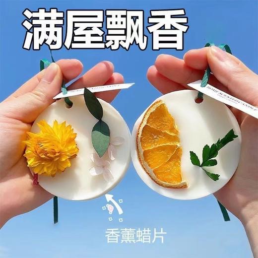 （香氛艺术美学 3只装）香薰持久留香清香型蜡片植物精油固体车载挂件 商品图0