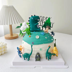 恐龙世界 | 卡通创意球形蛋糕