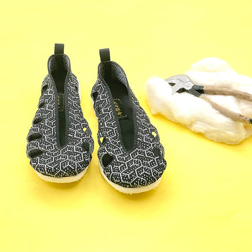 内联升男鞋手工单鞋千层底大内联升飞织十方凉鞋DN8531 商品图1