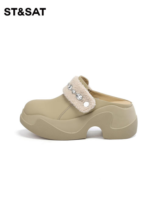 星期六高跟半拖鞋穆勒鞋SS33114107 商品图7